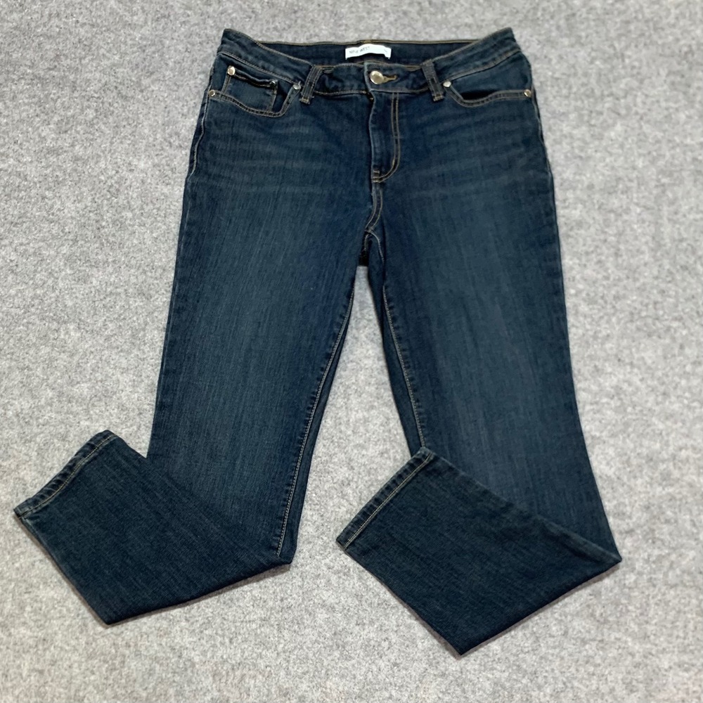 Nine West Womens Skinny Jeans Dark Wash Denim Blue Size 8